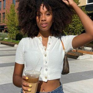 Aritzia Wilfred Free Shrunken Cardigan